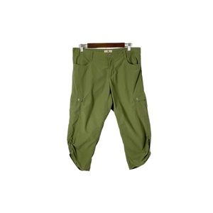 Woolrich Capri Hiking Pants Size 8 Olive Green